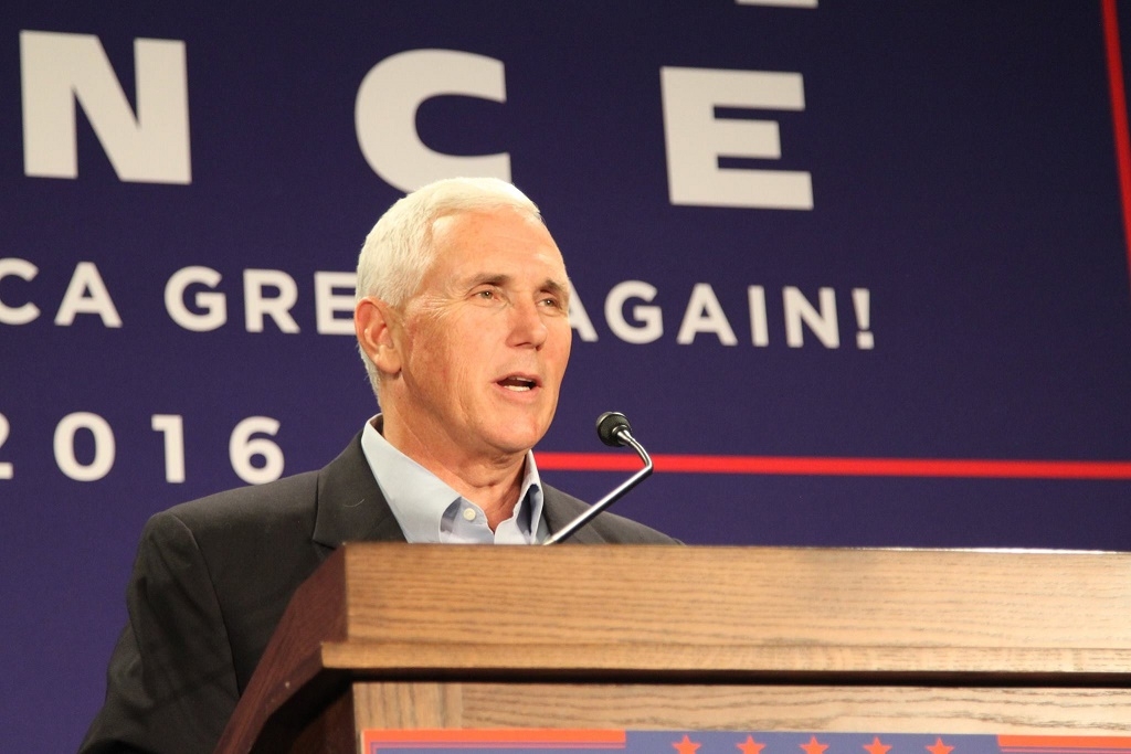 Mike Pence was at UW-La Crosse for a rally last summer