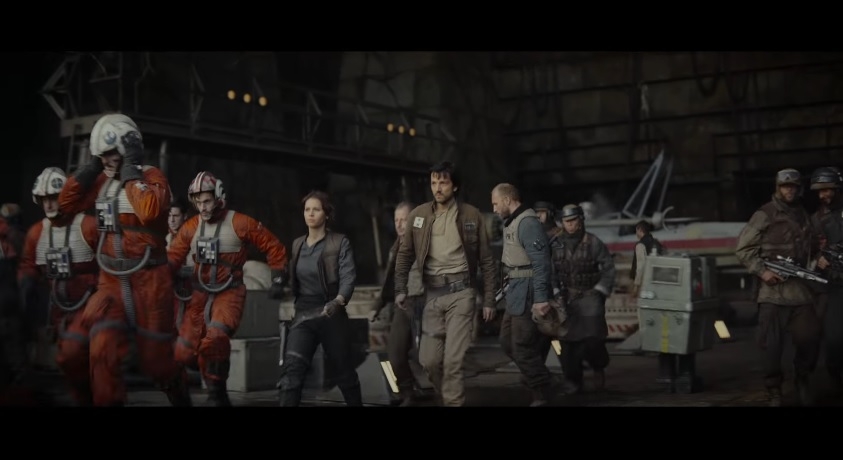 Screen capture from Rogue One trailer below
