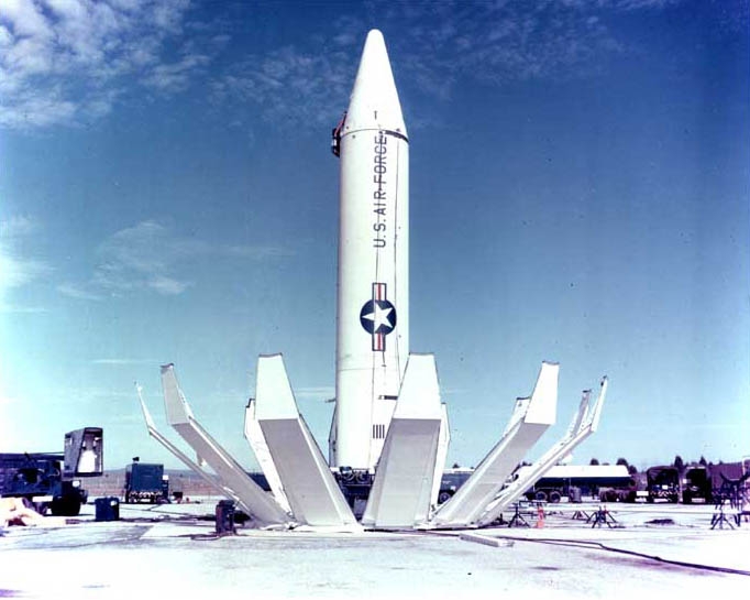 Jupiter IRBM (intermediate range ballistic missile) was developed for the US Army and has nuclear warhead.